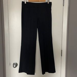 Express dark blue pinstripe women's trousers (size 4R)